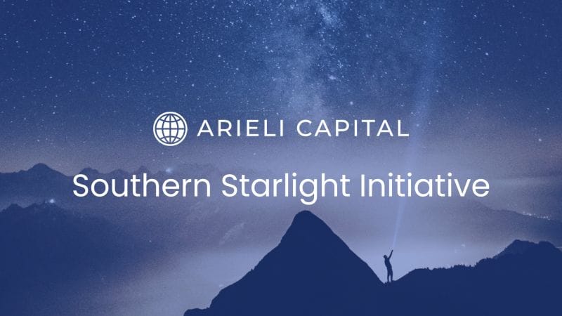 Arieli Capital annonce l’initiative Southern Starlight pour soutenir les startups du sud d’Israël.