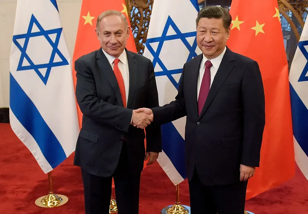 Bibi à Pékin. La Chine est l’un des partenaires économiques les plus proches d’Israël.