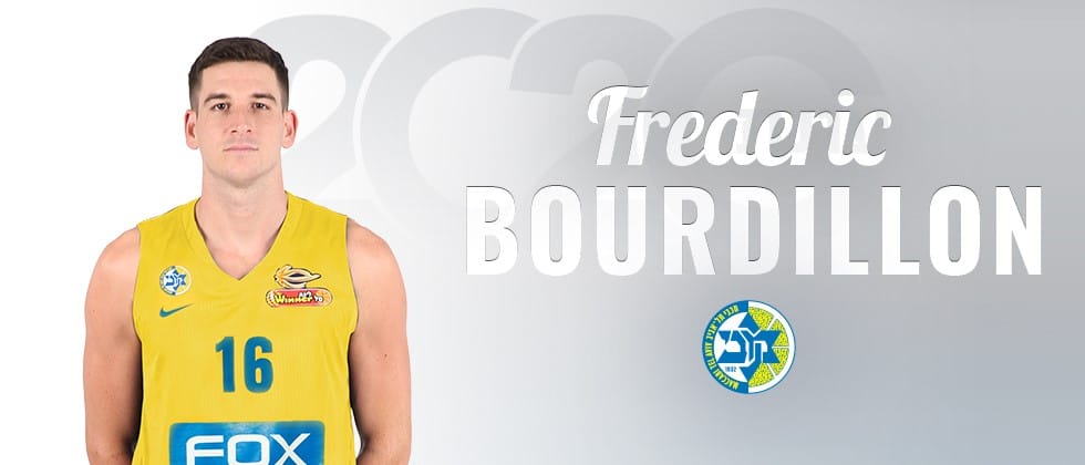 Le Maccabi Tel-Aviv recrute un 1er joueur français, Frédéric Bourdillon.