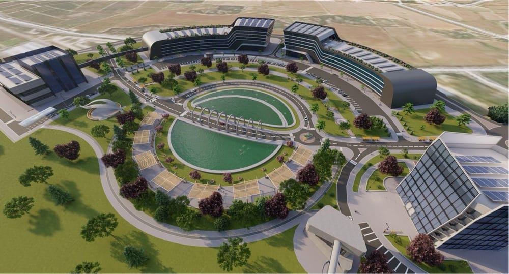 Un projet exceptionnel. Une usine de fabrication de puces électroniques de 70 000 mètres carrés à Ashkelon.