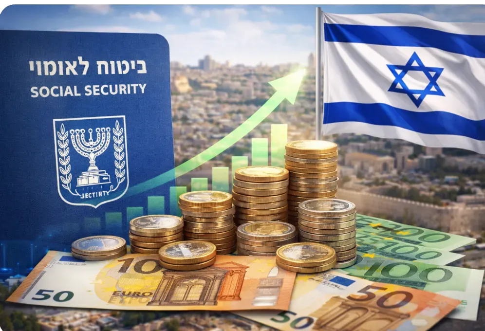 Les allocations versées par l’Institut national d’assurance israélien revalorisées.