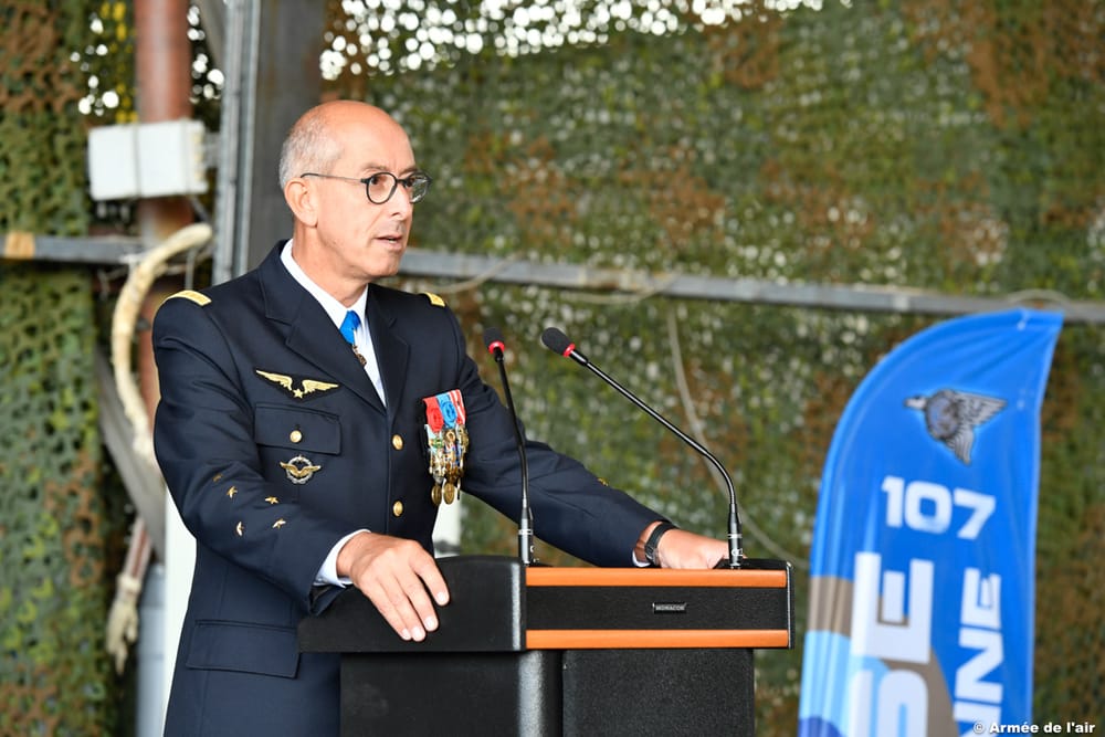Le Général Philipe Lavigne, chef d’état-major de l’Armée de l’Air en Israël.