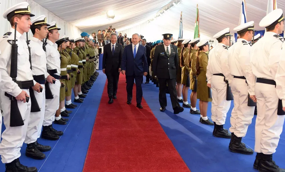 A Singapour ils sont là. Israel Aerospace Industries (IAI), Rafael Advanced Defense Systems, Elbit Systems.