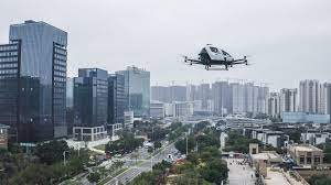 Un « drone-taxi » chinois effectue des vols de démonstration en Israël.