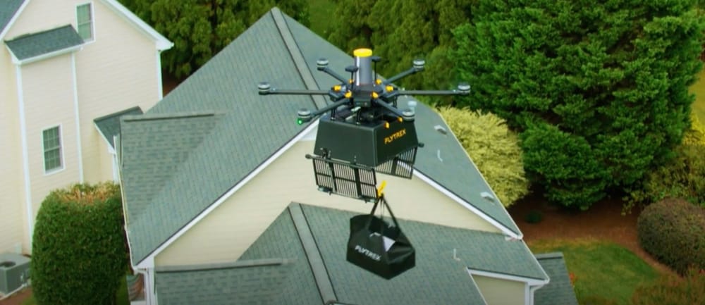 Flytrex (Tel-Aviv) lève $40 millions. Service de livraison par drone aux USA.