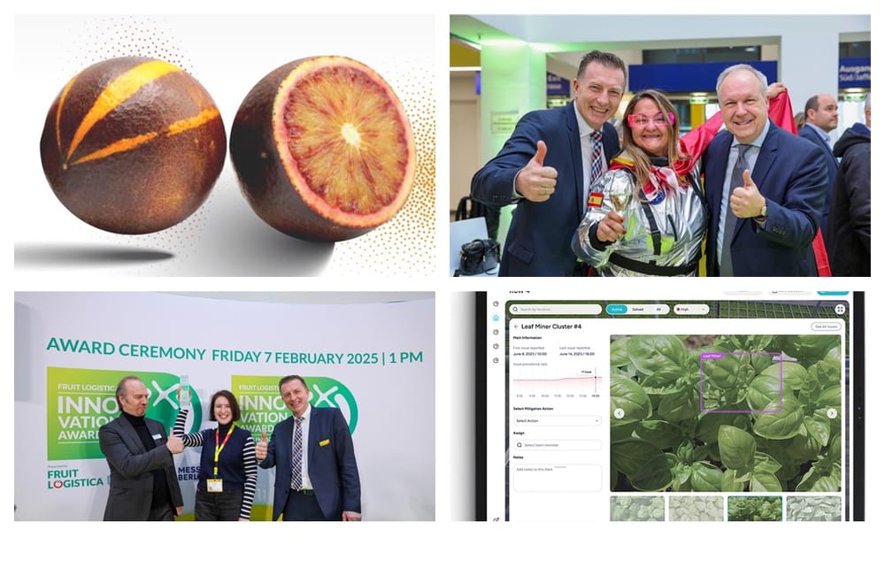 Fermata, solution de vision par ordinateur pour l’agriculture remporte le prix de l’innovation 2025 FRUIT LOGISTICA.