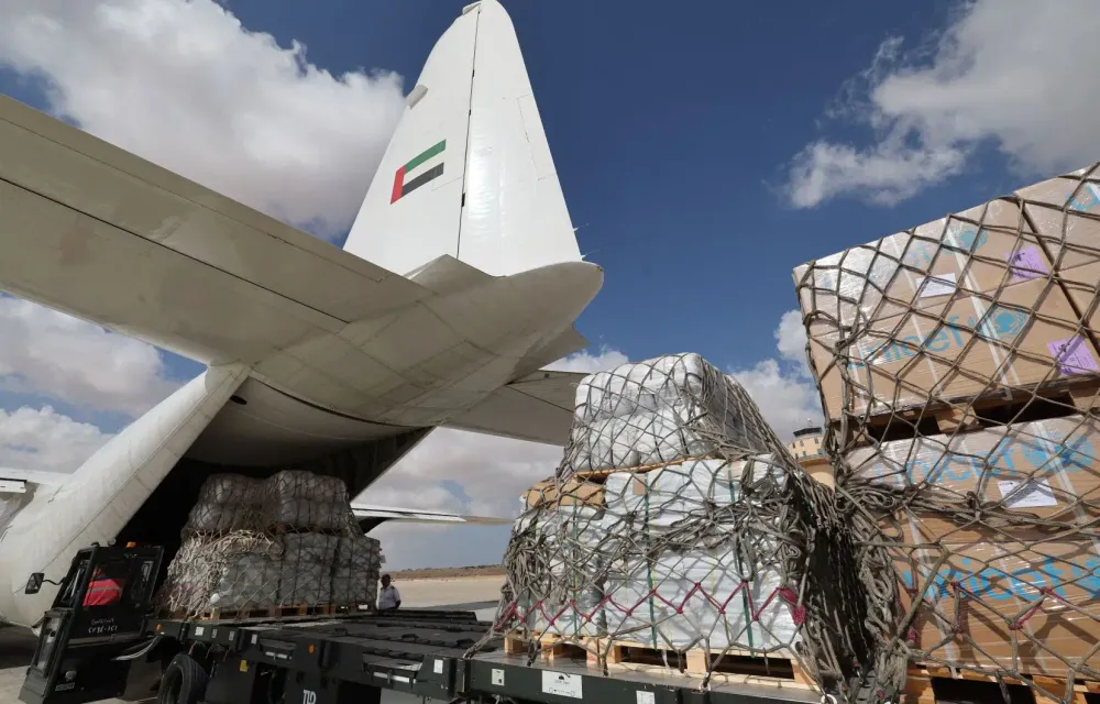 Le Chiffre. 500 camions d’aide entrant chaque jour dans la bande de Gaza.