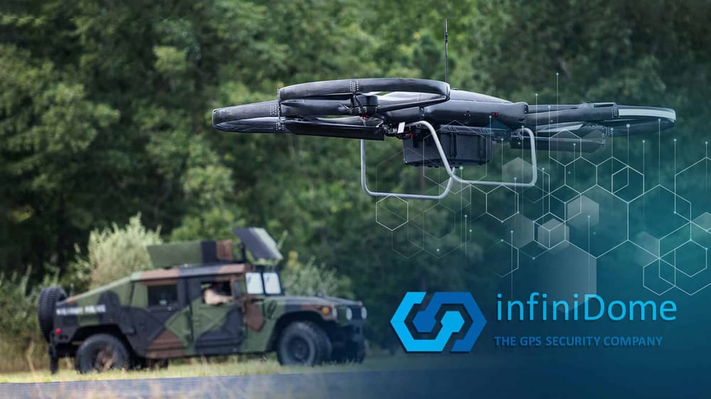 InfiniDome protège les drones contre les attaques de brouillage.