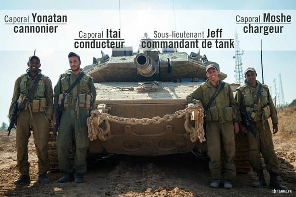 Le Tank Merkava, premier blindé entièrement construit en Israël.