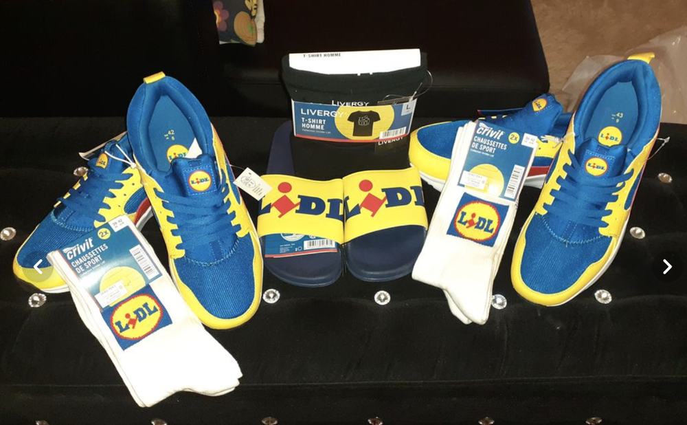 Des revendeurs israéliens s’intéressent beaucoup aux Baskets de Lidl.