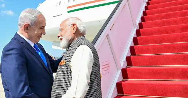 Narendra Modi en Israël, c’est $10 milliards de contrats. L’Inde a acheté en février pour $40 Milliards d’armes à la France.