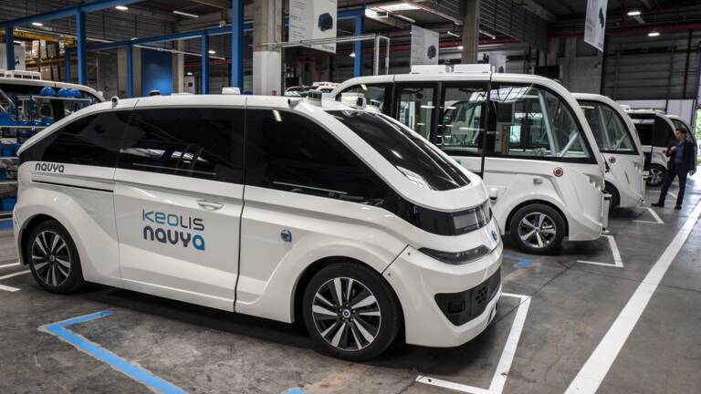 Navya, le premier service de navette autonome lancé en Israël est français.