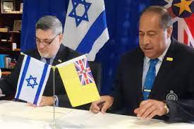 Pacifique : Niue et l’Etat d’Israël établissent des relations diplomatiques.