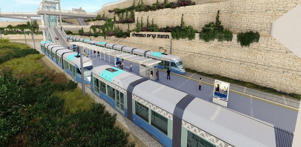 Haïfa-Nazareth. La ligne de tramway Nofit s’étendra sur 41 kilomètres avec 20 stations.