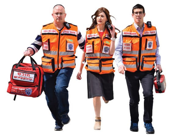 United Hatzalah. 70 centres fréquentés par 6000 secouristes bénévoles.