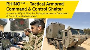 L’armée britannique examine de près le centre de commandement mobile unique d’Israël.