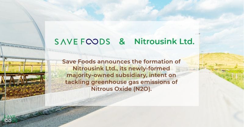 Save Foods investit dans le marché du crédit carbone.