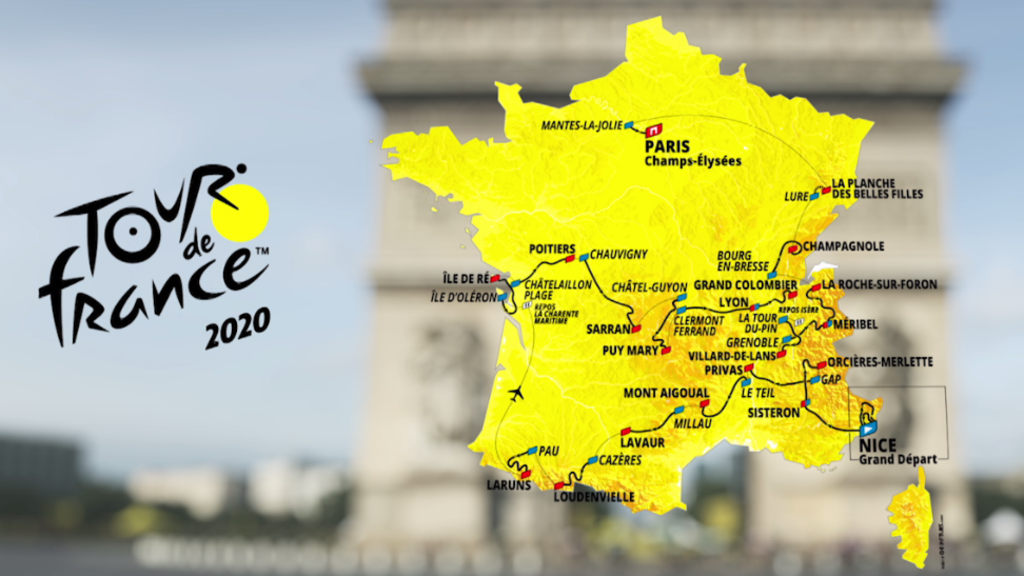 Israël StartUp Nation. Sur la Route du Tour de France, des pro-palestiniens.