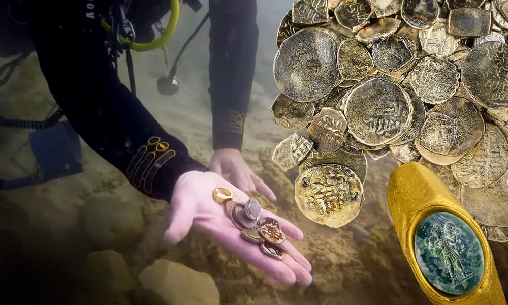 Des archéologues marins remontent des centaines de pièces d’argent vieilles de 1800 ans.