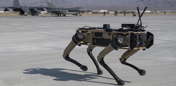 Guerre à Gaza et robots quadrupèdes. Des robots-chiens développés par Ghost Robotics (Israël).