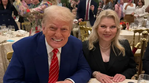 L’épouse du Premier ministre israélien, Sarah Netanyahou, rencontre Donald Trump.