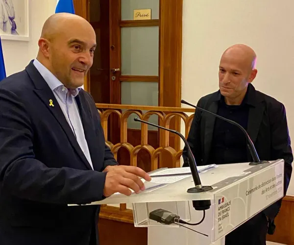 L’ambassadeur de France en Israël, Frédéric Journès, a présidé une cérémonie exceptionnelle à la Résidence de France à Jaffa.