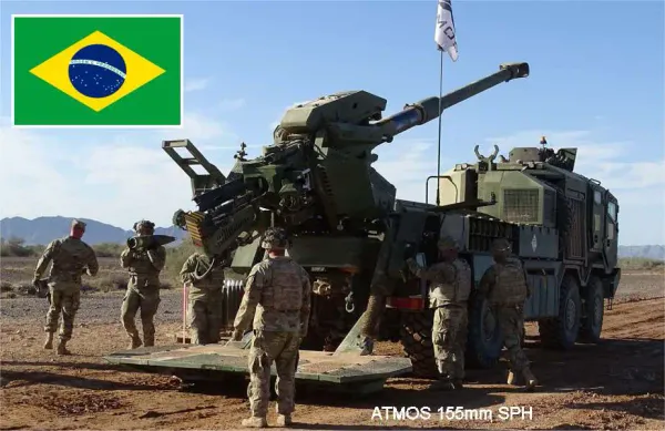 Armement : le Brésil choisit l’obusier ATMOS 2000, en concurrence avec le Caesar français.