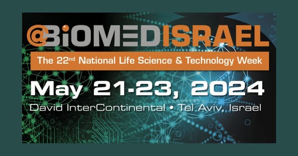 Biomed 2024, la principale exposition annuelle israélienne sur les sciences de la vie, du 21 au 23 mai.
