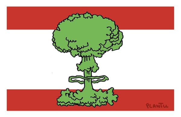 Plantu dans « Le Monde ». Un dessin qui dit tout… Une explosion nucléaire.