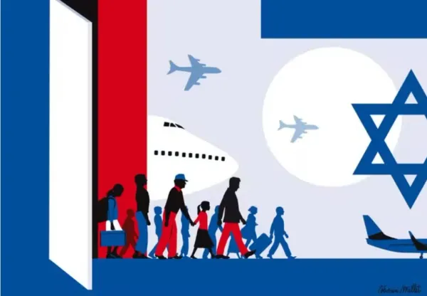La photo du Jour. Cette question d’actualité : combien de juifs vont quitter la France dans les deux ans?