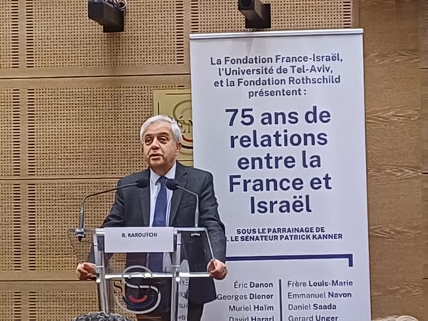 Retour sur le symposium des 75 ans de relations entre la France et Israël. Diploweb : Proche-Orient, la paix a-t-elle encore un avenir ? Eric Danon