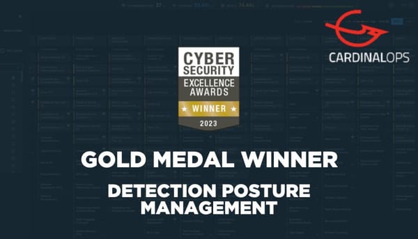 CardinalOps lauréat des prix d’excellence en cybersécurité 2023.