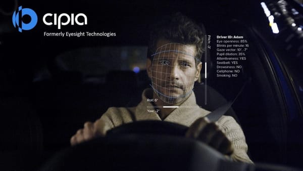 C’Israël. Cipia (contrôle de vision pour automobile) est retenu par la Chine.