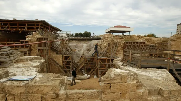À Gaza, le monastère de Saint Hilarion inscrit au patrimoine en péril de l’Unesco.