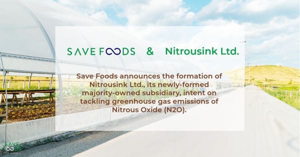 Save Foods investit dans le marché du crédit carbone.